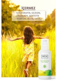 Resim INCIA %100 Doğal Koruyucu Vücut Losyonu Sprey Yenidoğan Bebek Çocuk İçin Limon Okaliptus Vegan 100 ml 