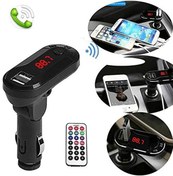 Resim Nikadu Tüm Araç Ve Telefonlara Uyumlu Universal Kumandalı Bluetooth Fm Transmitter Araç Içi Usb Şarj Soket 