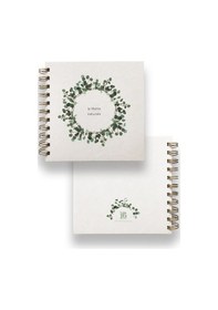 Resim Çiçek Desenli Spiralli Defter N11.130 