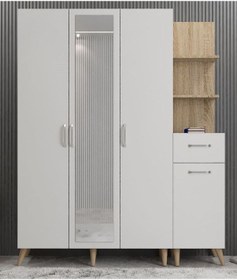 Resim Açelya Portmanto Vestiyer Ayakkabılık Mb-180cm Montaj Dahil M3 