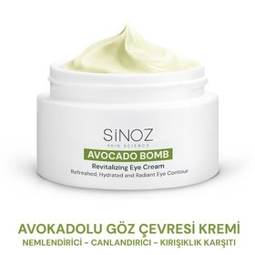 Resim Sinoz Avokado Bomb Nemlendirici Canlandırıcı Göz Kremi 15 ML 