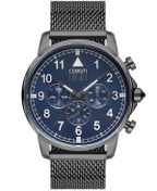Resim Cerruti 1881 Cra081su03mu Quartz 43 Mm Siyah Hasır Kordonlu Erkek Kol Saati 