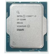 Resim Alder Lake Core i3 12100 Tray 3.3 GHz 1700P 12 MB (60 W) UHD 730 Kutusuz İşlemci Intel