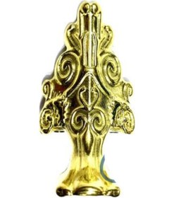 Resim Lükens Sandık Ayağı, Kutu Ayak 4 Cm - Sarı Ahşap 