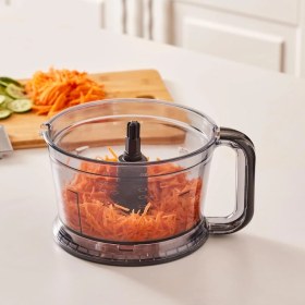 Resim 2000W Paslanmaz Çelik Bıçaklı Çok Fonksiyonlu Siyah Blender ve Robot 