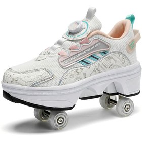 Resim Ayar Mekanizmalı Tekerlekli Ayakkabı Arts Edition | Paten Ayakkabı - Siyah / 36 