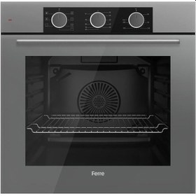 Resim Ferre Flowart Basıc Serisi XE62CPR - ED078 - D065 Ankastre Set Gri 