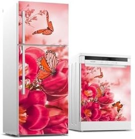 Resim Buzdolabı Ve Bulaşık Makinesi Takım Sticker 0154 