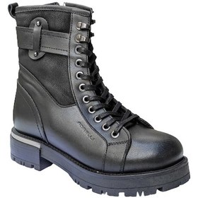 Resim Forelli 28357 Rex Siyah Deri Kadın Bot 