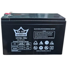 Resim Ortec Akü 12 V 7ah (5 Adet) Siyah Kuru Akü 2024 Üretim 