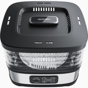 Resim Arendo Paslanmaz Çelik Kurutma Makinesi - 5 Bölmeli, Zamanlayıcı ve Sıcaklık Kontrolü - 240 Watt 