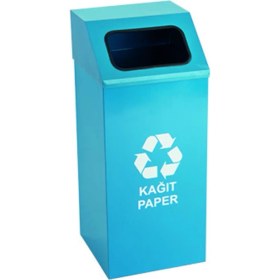 Resim Üstüner Geri Dönüşüm Kutusu 30*30*72CM 