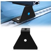 Resim Dashanshop Siyah Vr Tavan Bagajı Aksesuarı Alpharack 90 Derece 65mm Braket Evrensel Havacılık Rayları 