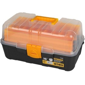 Resim Rca5038 3 Raflı Şeffaf Alet Takım Çantası 16 - 39 Cm 