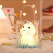 Resim Szypzstore Runxi Life Hall Sevimli Evcil Hayvan Gece Lambası Yatak Başı Süsleri Led Bebek Uyku Sıcak Renk Gece Lambası Xcrlıx Bej 