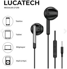Resim Tecno Spark 6/7/8/9/10 ile Uyumlu Jack Girişli Kulaklık, Siyah L309KBKL45 