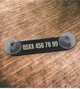 Resim Jokmae Kişiye Özel Ahşap Araç Numaratör 