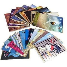 Resim Meteksan Kaye Defter Dikişli Karton Kapak Kareli 100 Yp A5 100- Çok Renkli 