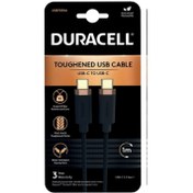 Resim Duracell USB7030 1m USB-C to USB-C Charge Cable Siyah 