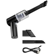 Resim Mega Oto Market Şarjlı Vakumlu Mini Araç El Süpürgesi 