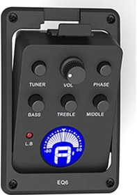 Resim Nemesis EQ-6 Led Ekran Akort Aletli Gitar Saz Ekolayzer Seti 