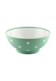 Resim Benekli Renkli Yuvarlak Çerezlik Tabak Kase 750 Ml 16.5x6.5 