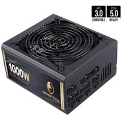 Resim GAMETECH GTP-1000 1000W 80+ GOLD FULL MODULER PCI-E 5.0 PROFESYONEL POWER SUPPLY PC GÜÇ KAYNAĞI 