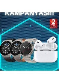 Resim Aynalı Bluetooth Kulaklık Yeni Nesil Akıllı Saat Titreşimli Nabız Ölçer Spor Modları 