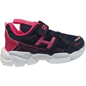Resim Jagulep Kids Nkt-01 Ft Çocuk Lacivert-Fuşya Günlük Spor Ayakkabı 