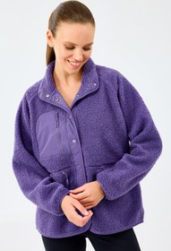 Resim Skechers Kadın Outdoor Fleece Ceket S2520218 0277 Mor 