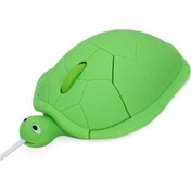Resim Mufunye Kaplumbağa Şekilli Kablolu 1600 Dpı Optik Mouse 