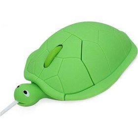 Resim Mufunye Kaplumbağa Şekilli Kablolu 1600 Dpı Optik Mouse 