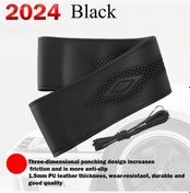 Resim Xuweiwei 2024 Tasarım 3d Delikli Anti-kayır Otomobil Direksyon Kılıfı Siyah Siyah 