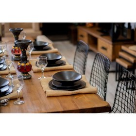 Resim Ntconcept Ntconcept Masif Ağaç Mutfak Yemek Masası Takımı (437831373) 