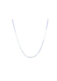 Resim FerizZ 316L Çelik Yassı İtalyan Unisex 60 cm 3mm Zincir ZN-234 Mavi 