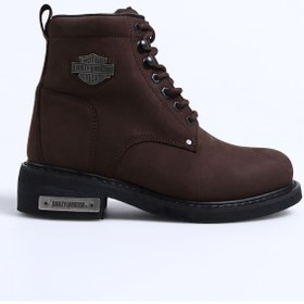 Resim Harley Davidson Nubuk Koyu Kahve Erkek Bot GIBSON 