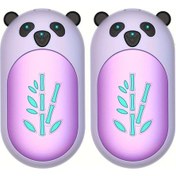 Resim Fochsia Sumucaen Şarj Edilebilir Mor Cep Isıtıcısı 2li Set 20 Saat Isıtma Kamp Av Malzemesi 