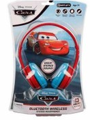 Resim Volkano Bluetooth Kulaklık Disney Pixar Cars Arabalar Mikrofonlu Kablosuz Çocuk Kulaklığı Lisanslı D 