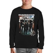 Resim Rammstein - Nicht für Mich Siyah Çocuk Sweatshirt 