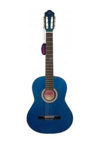 Resim Barcelona Lc3900Bl Mavi Renk Tam Boy Klasik Gitar-Kılıf 