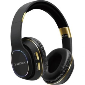 Resim Sunix Wireless 5.0 Süper Bass Kulak Üstü Bluetooth Kulaklık Siyah Blt-26 