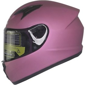 Resim Motoanl Full Face Ce Sertifikalı Child Motor Kask Fuchsia Pembe 