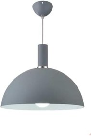 Resim Rsylight Rys Retro Metal Gri Dekoratif Rustik Kafe Mutfak Sarkıt Avize Çap 30 Cm 