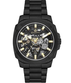 Resim Bigotti Otomatik Aksam Orijinal Yeni Tasarım Özel Kutulu Gönderim Erkek Kol Saati 
