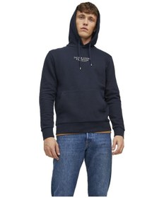 Resim Jack & Jones Jprbluarchie Erkek Sweatshirt 12216335 Lacivert 