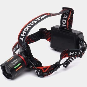 Resim Ps-2910 Şarjlı Profesyonel Zoomlu Kamp Avcı Balıkçı Kafa Lambası Feneri Asorti 