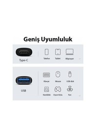 Resim Baseus Type-C Otg Type-C To Usb Type-C Dönüştürücü Adaptör 