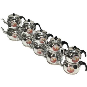 Resim Yağlıoğlu Aleminyum Tombik Çaydanlık 2.no Gri 