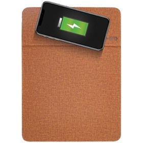 Resim Mas Wireless Mouse Pad Kahve 6614 