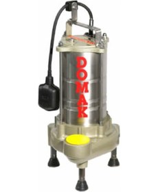 Resim Domak Ast3025 B4 1.5 Hp 380v Çelik Gövdeli Atık Su Dalgıç Elektropomplar 